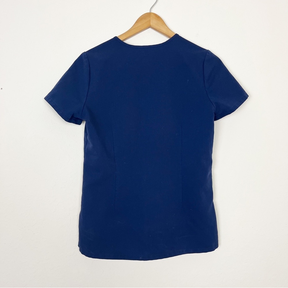Figs Catarina One Pocket Blue Scrub Top Size XS - Picture 6 of 6